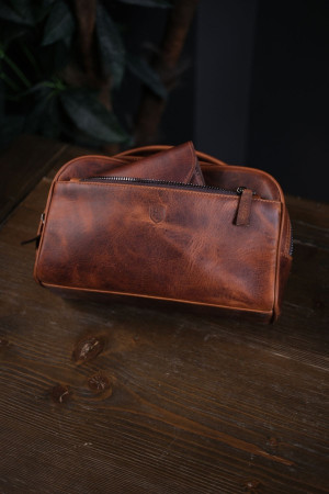 Hitit Bag Hakiki Deri El Çantası