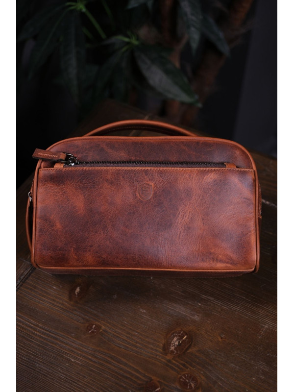 Hitit Bag Hakiki Deri El Çantası