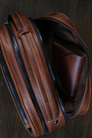 Hitit Bag Hakiki Deri El Çantası