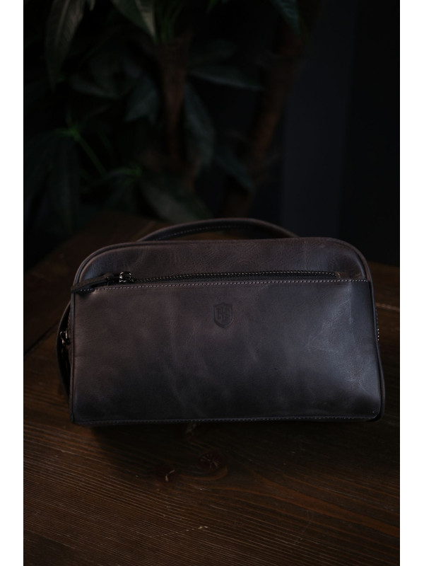 Hitit Bag Hakiki Deri El Çantası