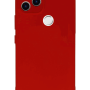 General Mobile GM 22 Plus Kılıf Kamera Korumalı Silikon Rubber Arka Kapak Kırmızı