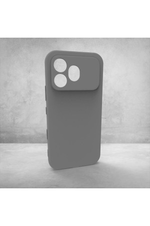 Honor 600 Pro Uyumlu Kılıf Kamera Korumalı Silikon Rubber Arka Kapak Gri Honor 600 Pro Uyumlu Kılıf Kamera Korumalı Silikon Rubber Arka Kapak Gri