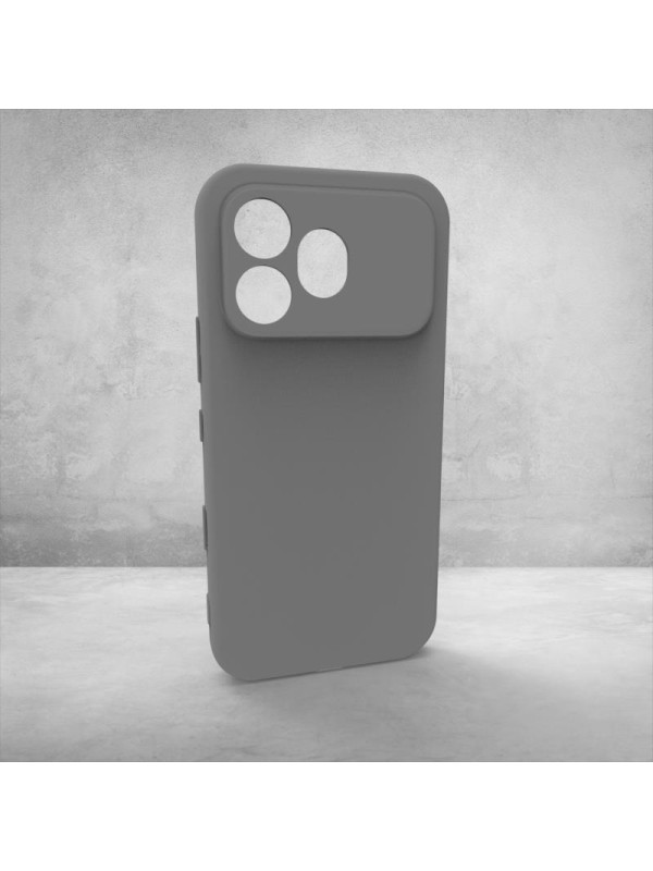 Honor 600 Pro Uyumlu Kılıf Kamera Korumalı Silikon Rubber Arka Kapak Gri Honor 600 Pro Uyumlu Kılıf Kamera Korumalı Silikon Rubber Arka Kapak Gri