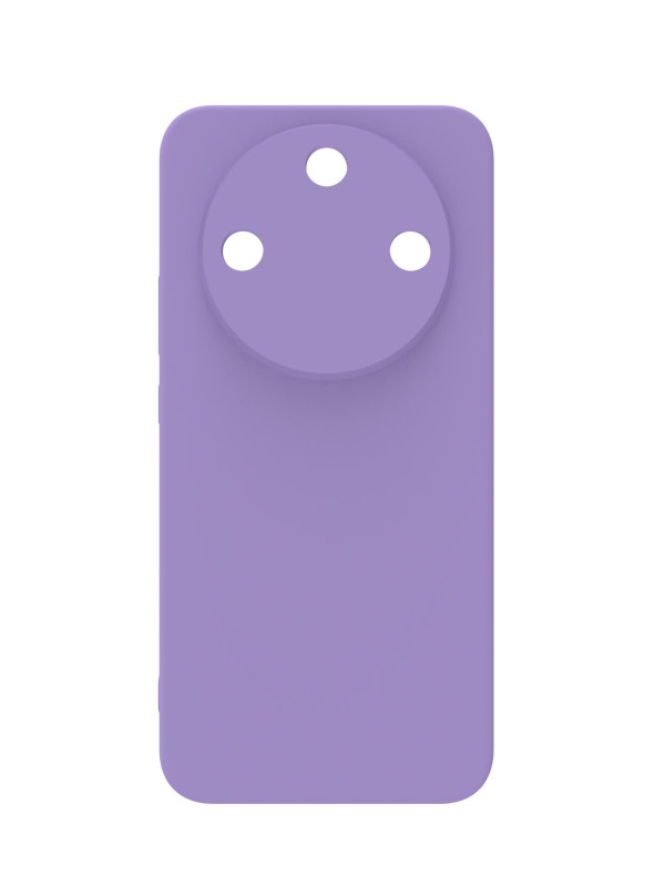 Honor Magic 8 Lite Kılıf Kamera Korumalı Silikon Rubber Arka Kapak Lila