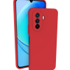 Huawei Nova Y70 Kılıf Kamera Korumalı Silikon Rubber Arka Kapak Kırmızı