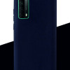 Huawei P Smart 2021 Kılıf Kamera Korumalı Silikon Rubber Arka Kapak Siyah