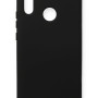 Huawei P20 Lite Kılıf Kamera Korumalı Silikon Rubber Arka Kapak Siyah