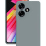 Infinix Hot 30 Play Kılıf Kamera Korumalı Silikon Rubber Arka Kapak Gri