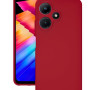 Infinix Hot 30i Kılıf Kamera Korumalı Silikon Rubber Arka Kapak Kırmızı