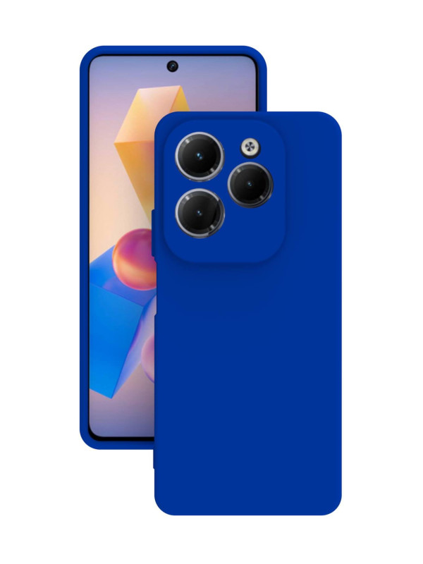 İnfinix Hot 40i Kılıf Kamera Korumalı Silikon Rubber Arka Kapak Mavi İnfinix Hot 40i Kılıf Kamera Korumalı Silikon Rubber Arka Kapak Mavi