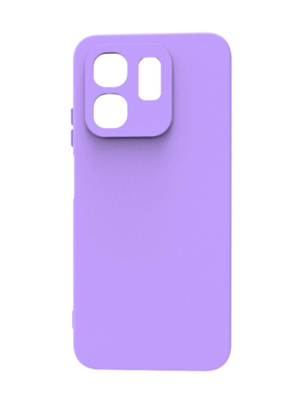 infinix Hot 50i Kılıf Kamera Korumalı Silikon Rubber Arka Kapak Lila
