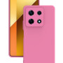 İnfinix Note 30 Pro Kılıf Kamera Korumalı Silikon Rubber Arka Kapak Pembe
