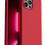 iPhone 11 Pro Max Kılıf Kamera Korumalı Silikon Rubber Arka Kapak Kırmızı