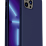 iPhone 11 Pro Max Kılıf Kamera Korumalı Silikon Rubber Arka Kapak Lacivert