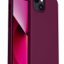 iPhone 13 Kılıf Kamera Korumalı Silikon Rubber Arka Kapak Mor