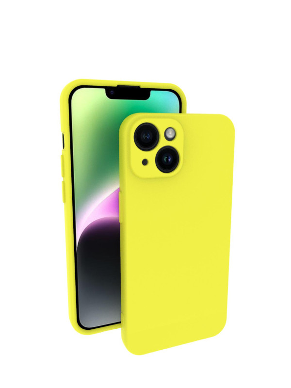 iPhone 14 Plus Kılıf Kamera Korumalı Silikon Rubber Arka Kapak Sarı iPhone 14 Plus Kılıf Kamera Korumalı Silikon Rubber Arka Kapak Sarı