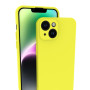 iPhone 14 Plus Kılıf Kamera Korumalı Silikon Rubber Arka Kapak Sarı