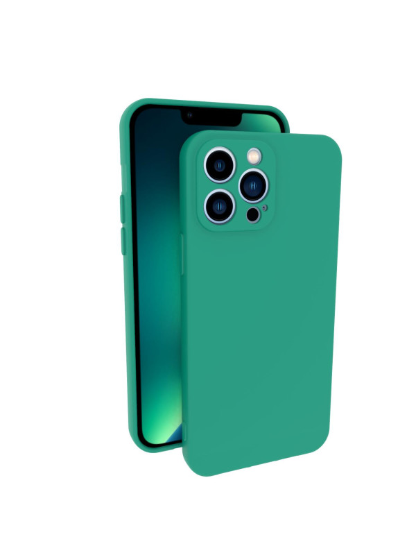 iPhone 14 Pro Kılıf Kamera Korumalı Silikon Rubber Arka Kapak Yeşil