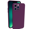 iPhone 14 Pro Max Kılıf Kamera Korumalı Silikon Rubber Arka Kapak Mor