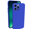 iPhone 14 Pro Max Kılıf Kamera Korumalı Silikon Rubber Arka Kapak Mavi