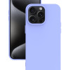 iPhone 15 Pro Max Kılıf Kamera Korumalı Silikon Rubber Arka Kapak Lila