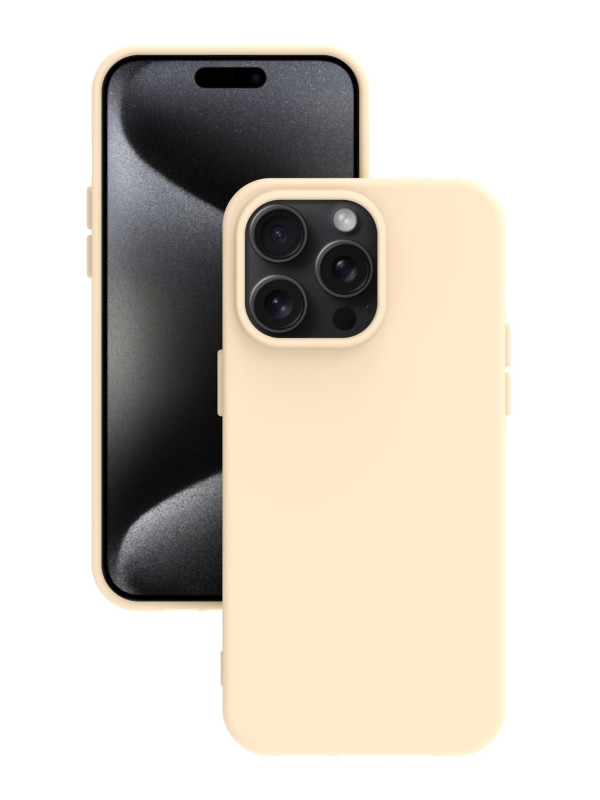 iPhone 15 Pro Max Kılıf Kamera Korumalı Silikon Rubber Arka Kapak Pudra iPhone 15 Pro Max Kılıf Kamera Korumalı Silikon Rubber Arka Kapak Pudra