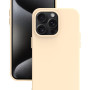 iPhone 15 Pro Max Kılıf Kamera Korumalı Silikon Rubber Arka Kapak Pudra