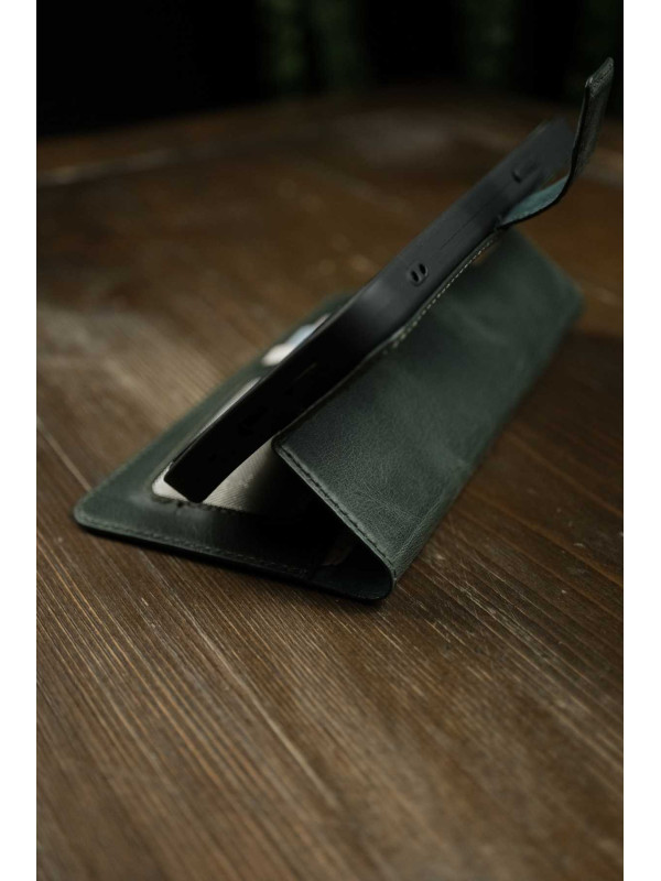 iPhone 16 Hakiki Deri Cüzdanlı Kapaklı Cüzdan Kaliteli Lüks Kılıf Haki iPhone 16 Hakiki Deri Cüzdanlı Kapaklı Cüzdan Kaliteli Lüks Kılıf Haki