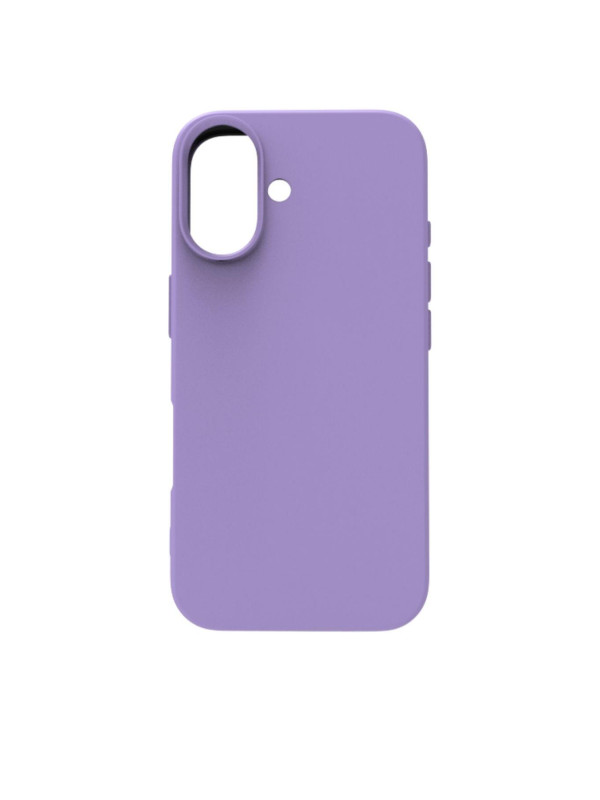 iPhone 16 Kılıf Kamera Korumalı Silikon Rubber Arka Kapak Lila