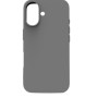 iPhone 16 plus Kılıf Kamera Korumalı Silikon Rubber Arka Kapak Gri