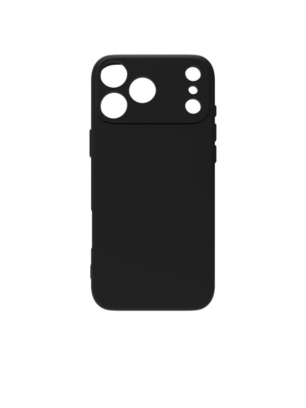 iPhone 17 Pro Kılıf Kamera Korumalı Silikon Rubber Arka Kapak Siyah