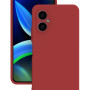 Omix X3 Kılıf Kamera Korumalı Silikon Rubber Arka Kapak Kırmızı