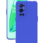OnePlus 9 Pro Kılıf Kamera Korumalı Silikon Rubber Arka Kapak Mavi