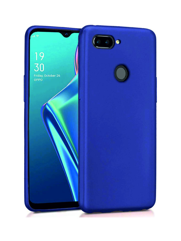 Oppo A12s Kılıf Kamera Korumalı Silikon Rubber Arka Kapak Lacivert Oppo A12s Kılıf Kamera Korumalı Silikon Rubber Arka Kapak Lacivert
