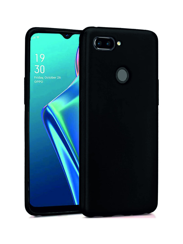 Oppo A5s Kılıf Kamera Korumalı Silikon Rubber Arka Kapak Siyah Oppo A5s Kılıf Kamera Korumalı Silikon Rubber Arka Kapak Siyah