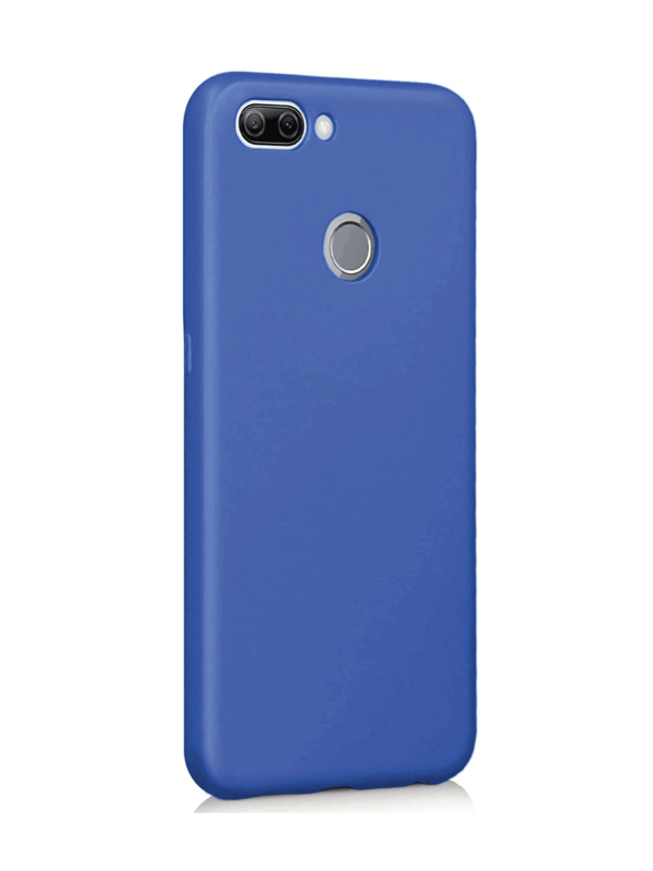 Oppo A5s Kılıf Kamera Korumalı Silikon Rubber Arka Kapak Mavi Oppo A5s Kılıf Kamera Korumalı Silikon Rubber Arka Kapak Mavi