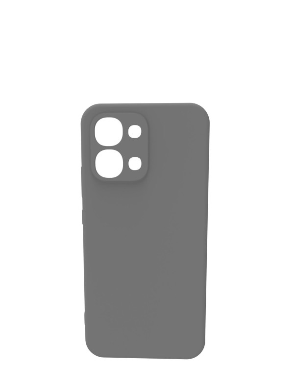Oppo A6 Pro Kılıf Kamera Korumalı Silikon Rubber Arka Kapak Gri