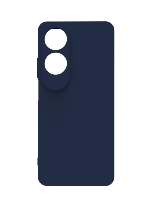 Oppo A60 Kılıf Kamera Korumalı Silikon Rubber Arka Kapak Lacivert
