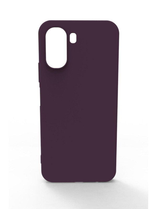 Oppo A6T Kılıf Kamera Korumalı Silikon Rubber Arka Kapak Mor