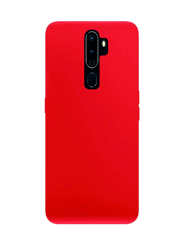 Oppo A9 2020 Kılıf Kamera Korumalı Silikon Rubber Arka Kapak Kırmızı Oppo A9 2020 Kılıf Kamera Korumalı Silikon Rubber Arka Kapak Kırmızı
