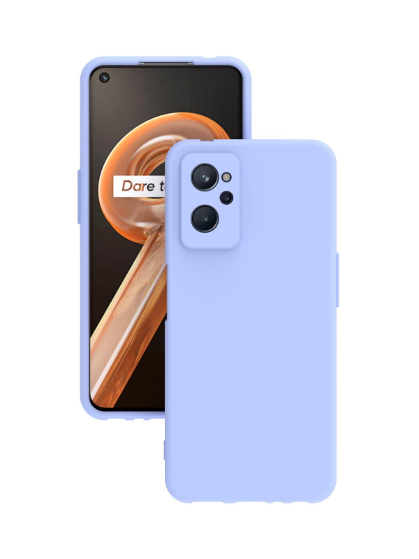 Realme 9i Kılıf Kamera Korumalı Silikon Rubber Arka Kapak Lila Realme 9i Kılıf Kamera Korumalı Silikon Rubber Arka Kapak Lila