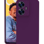 Realme C55 Kılıf Kamera Korumalı Silikon Rubber Arka Kapak Mor