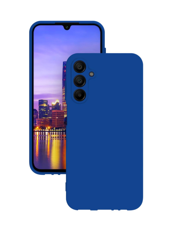 Samsung Galaxy A16 Kılıf Kamera Korumalı Silikon Rubber Arka Kapak Mavi