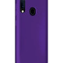 Samsung Galaxy A20 Kılıf Kamera Korumalı Silikon Rubber Arka Kapak Mor