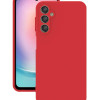 Samsung Galaxy A24 Kılıf Kamera Korumalı Silikon Rubber Arka Kapak Kırmızı