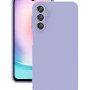 Samsung Galaxy A24 Kılıf Kamera Korumalı Silikon Rubber Arka Kapak Lila