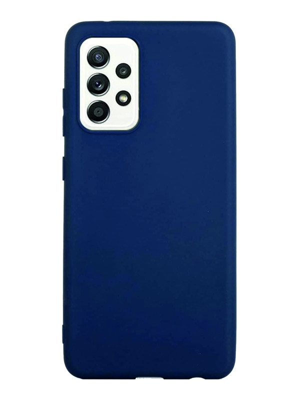 Samsung Galaxy A52 Kılıf Kamera Korumalı Silikon Rubber Arka Kapak Lacivert Samsung Galaxy A52 Kılıf Kamera Korumalı Silikon Rubber Arka Kapak Lacivert