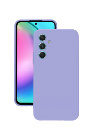 Samsung Galaxy A54 Kılıf Kamera Korumalı Silikon Rubber Arka Kapak Lila