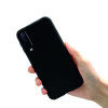Samsung Galaxy A7 2018 Kılıf Kamera Korumalı Silikon Rubber Arka Kapak Siyah