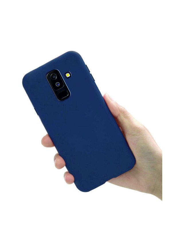Samsung Galaxy J8 Kılıf Kamera Korumalı Silikon Rubber Arka Kapak Lacivert Samsung Galaxy J8 Kılıf Kamera Korumalı Silikon Rubber Arka Kapak Lacivert